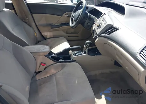 2012 Honda Civic Lx из США, поврежденный, VIN 2HGFB2F57CH542510